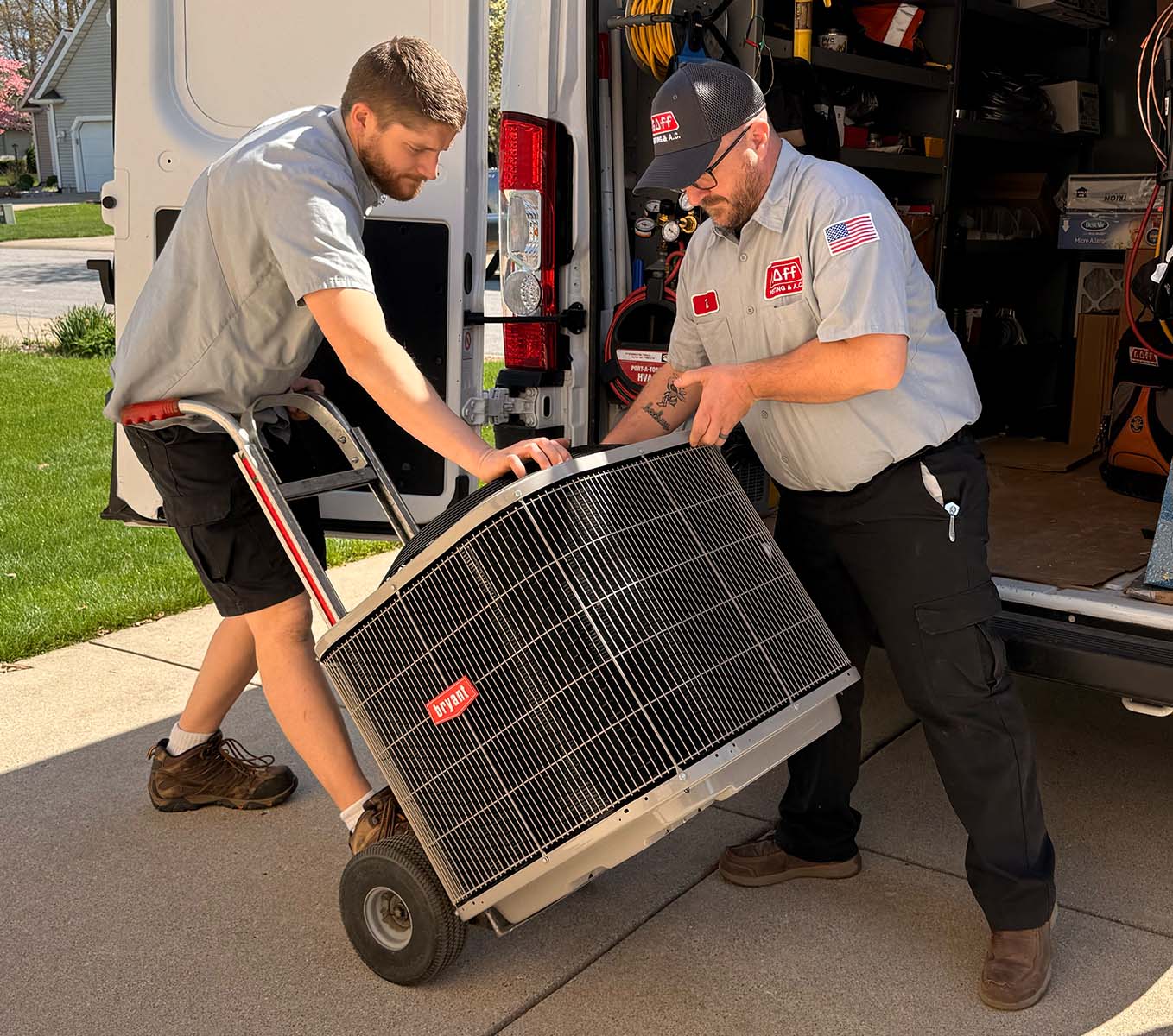 Goff HVAC technician